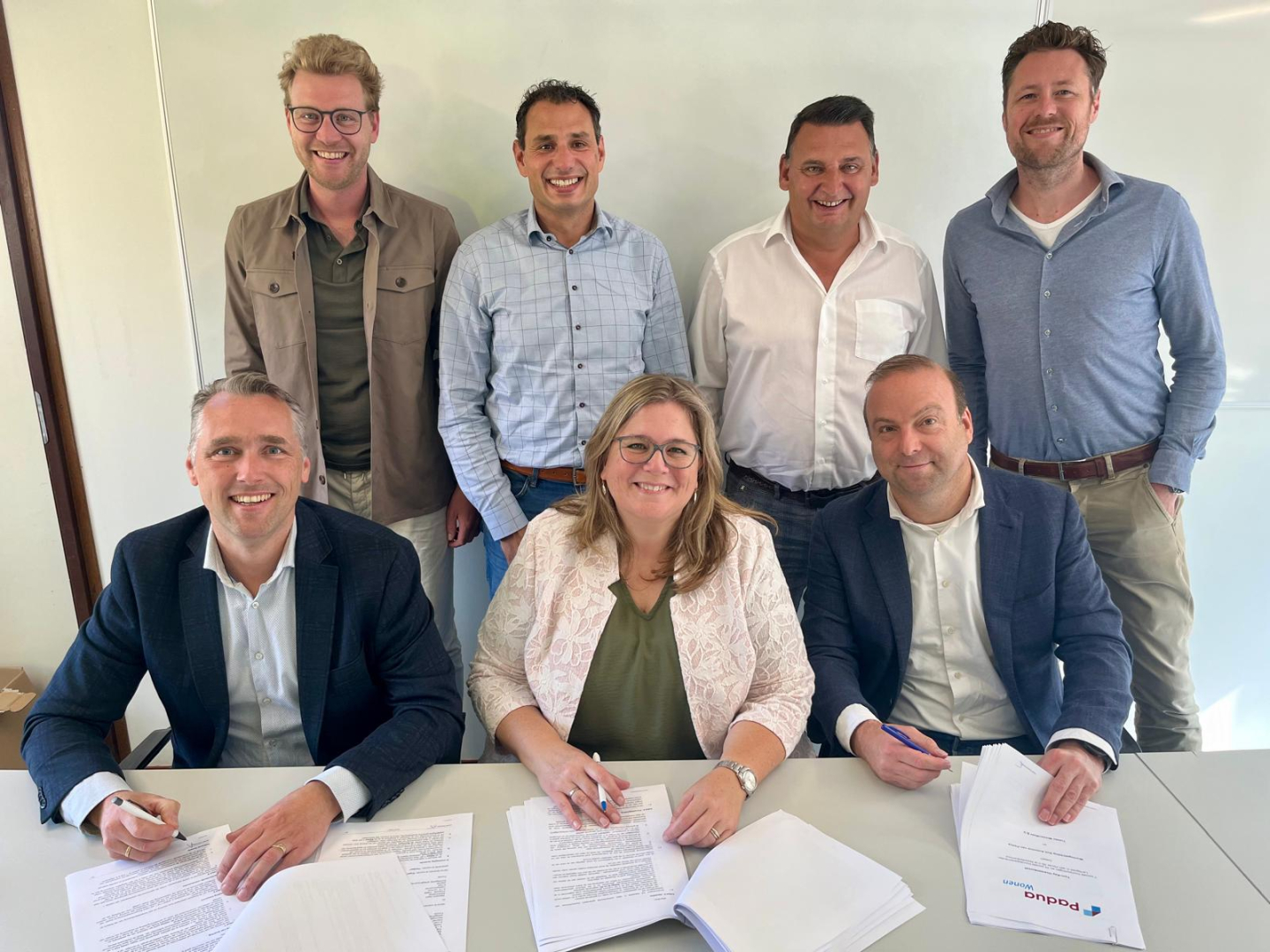 Ondertekening realisatie 31 woningen Landgoed in den Houte